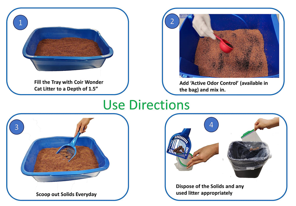 Coir Wonder fragrance-free hypoallergenic litter supports comfortable multi-pet homes