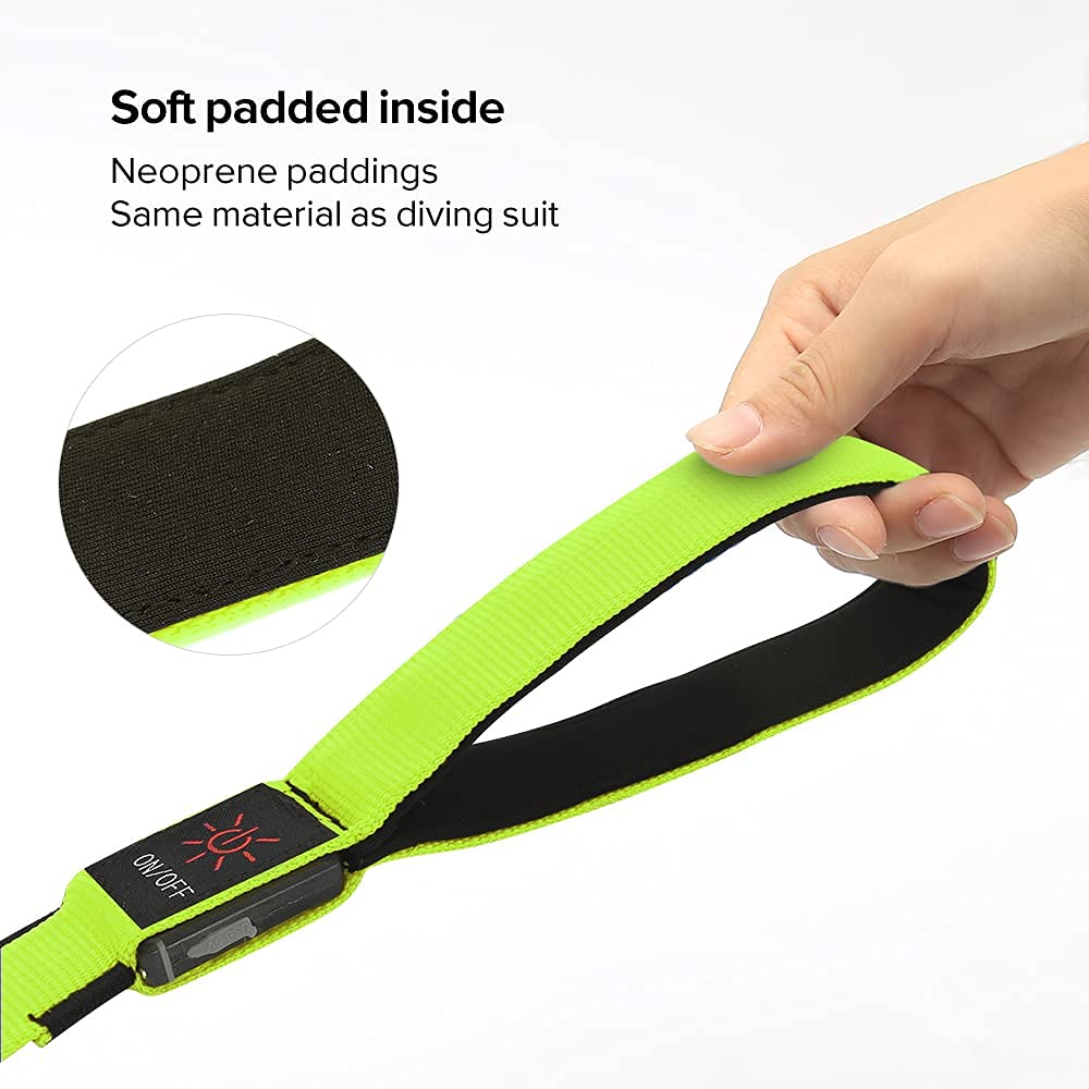 Colaseeme night-walk visibility with bright strip helps you spot your dog.
