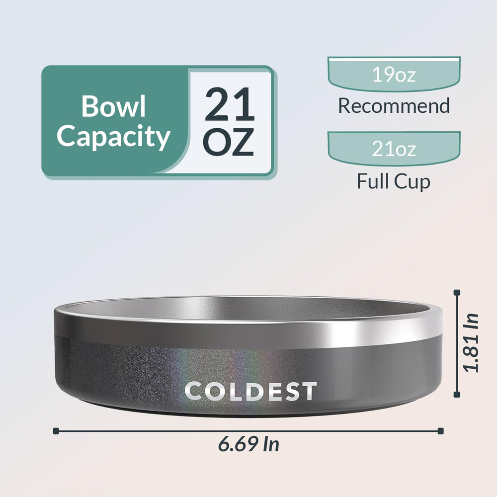 The Coldest Water coldest-dog-bowl rust-resistant-stainless delivers long-lasting durability for daily use.