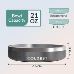 The Coldest Water coldest-dog-bowl rust-resistant-stainless delivers long-lasting durability for daily use.