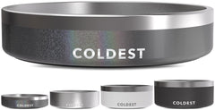 The Coldest Water coldest-dog-bowl Stardust Glitter 21oz shows durable triple-wall insulation.