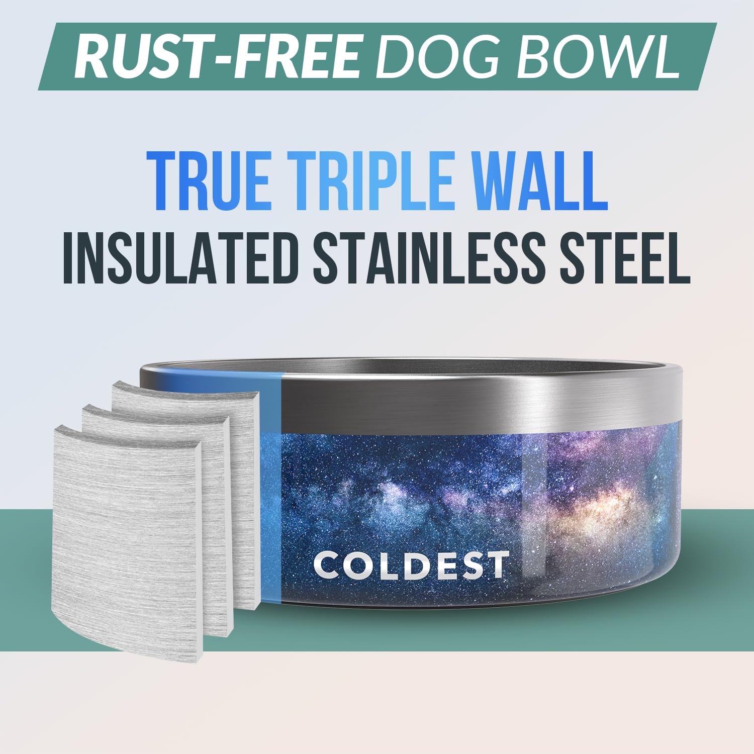 The Coldest Water dishwasher-safe bowl simplifies post-meal cleanup.