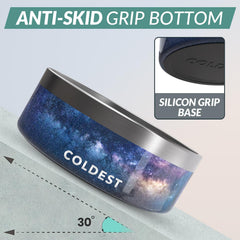 The Coldest Water triple-wall insulation emphasizes rugged durability.