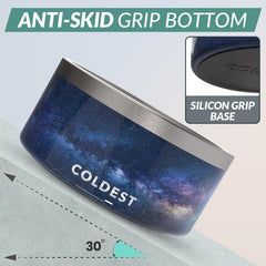 The Coldest Water colddog bowl anti-slip base prevents spills during meals