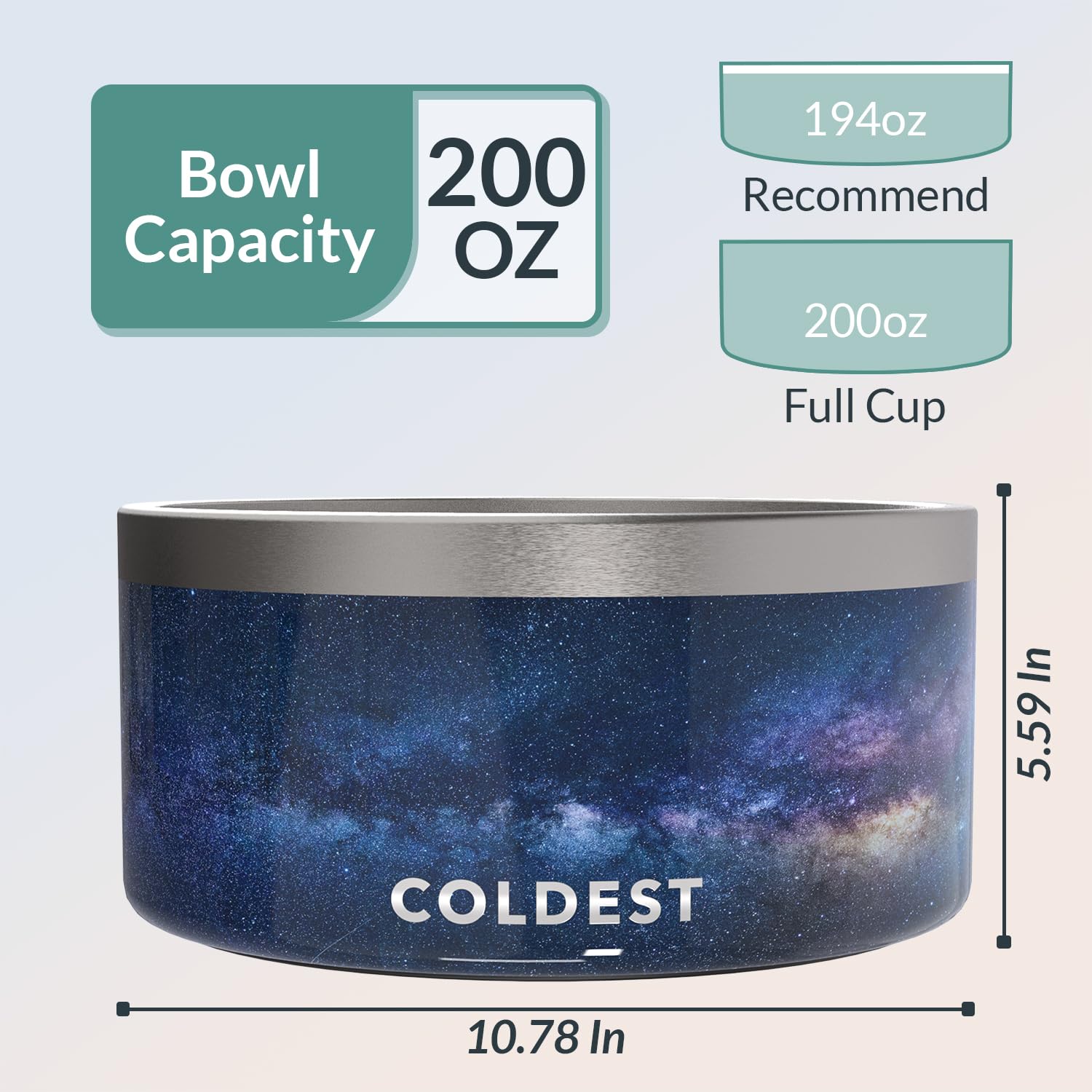 The Coldest Water colddog bowl dishwasher-safe design for easy cleanup