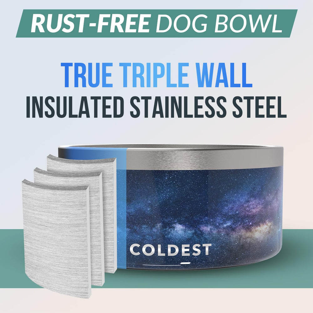 The Coldest Water colddog bowl rust-resistant stainless steel for long-lasting use