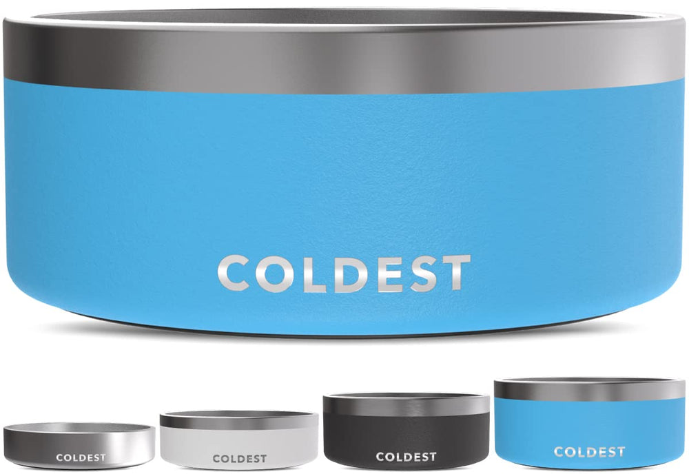 The Coldest Water dog bowl anti-rust metal for durable hydration