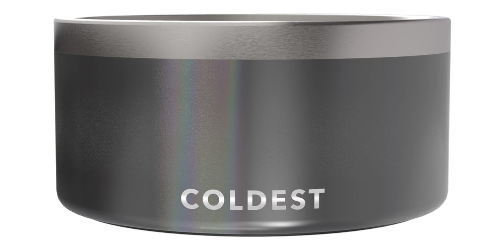 The Coldest Water dog bowl in anti-rust stainless steel for lasting durability