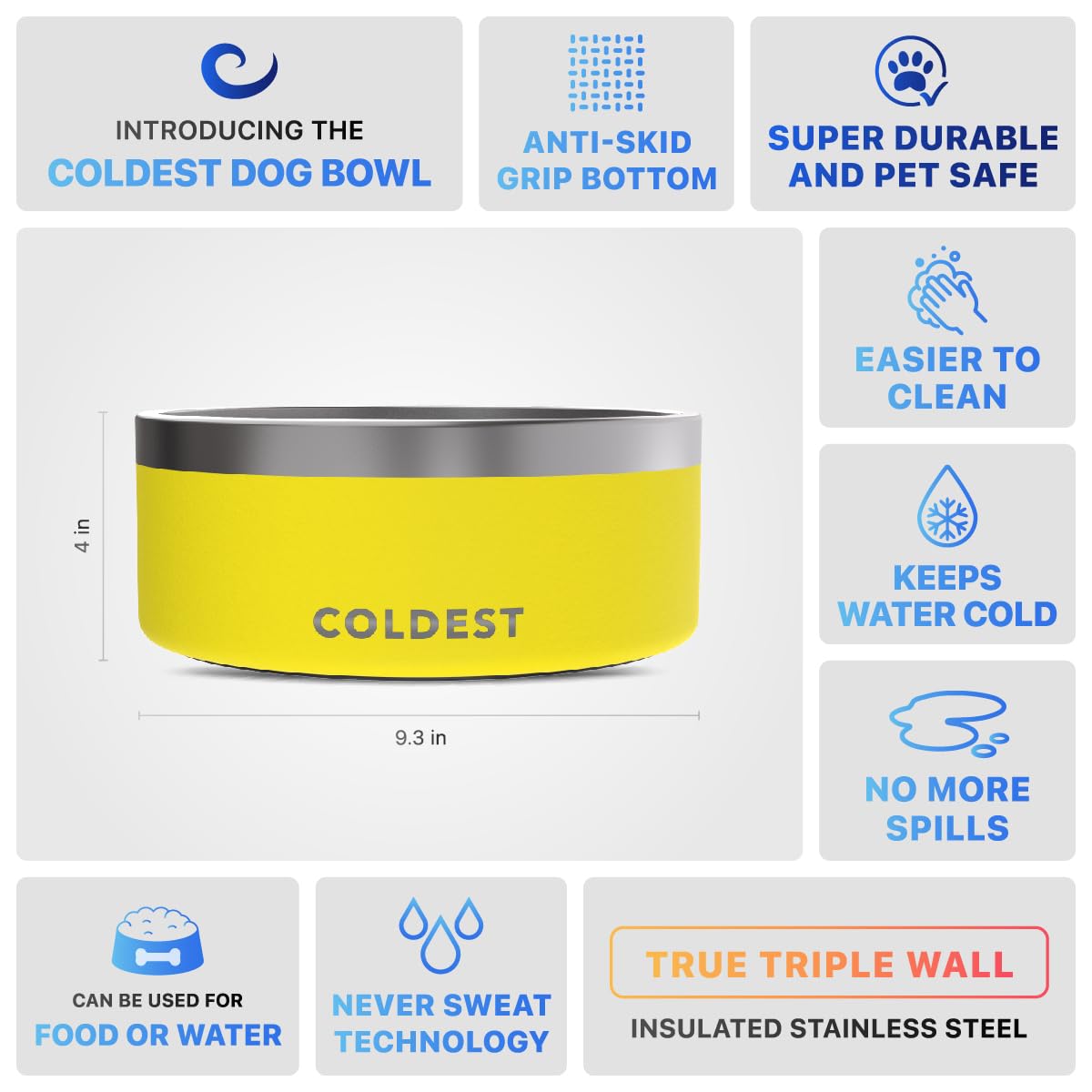 The Coldest Water color options let pets express their style.