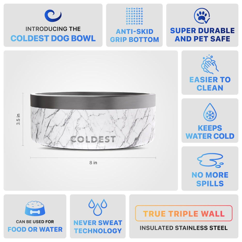 The Coldest Water dishwasher-safe dog bowl for easy cleaning after meals