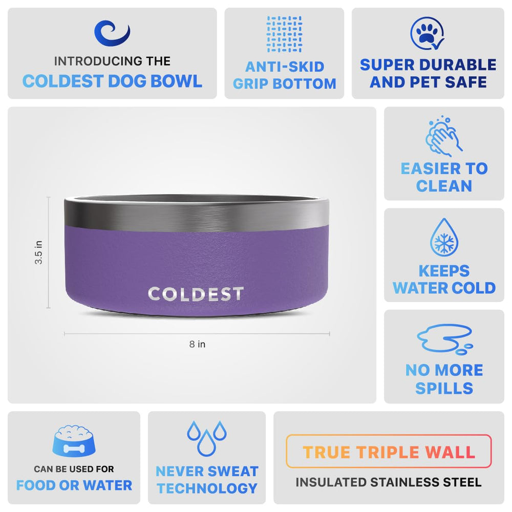 Coldest Water dog bowl dishwasher-safe for easy cleanup after meals