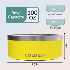 The Coldest Water rust-resistant stainless steel withstands active use.
