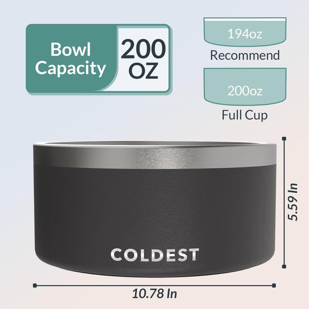The Coldest Water spill-proof design helps keep the feeding area dry and tidy.