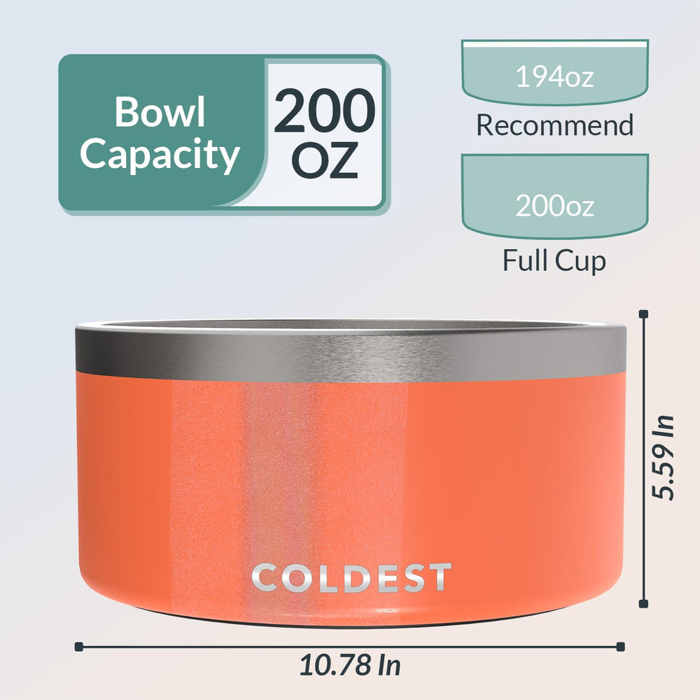 The Coldest Water spill-proof design prevents leaks for cleaner floors and feeding areas.