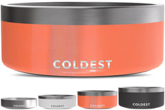 The Coldest Water dog bowl with triple-wall insulation maintains water temperature for longer use