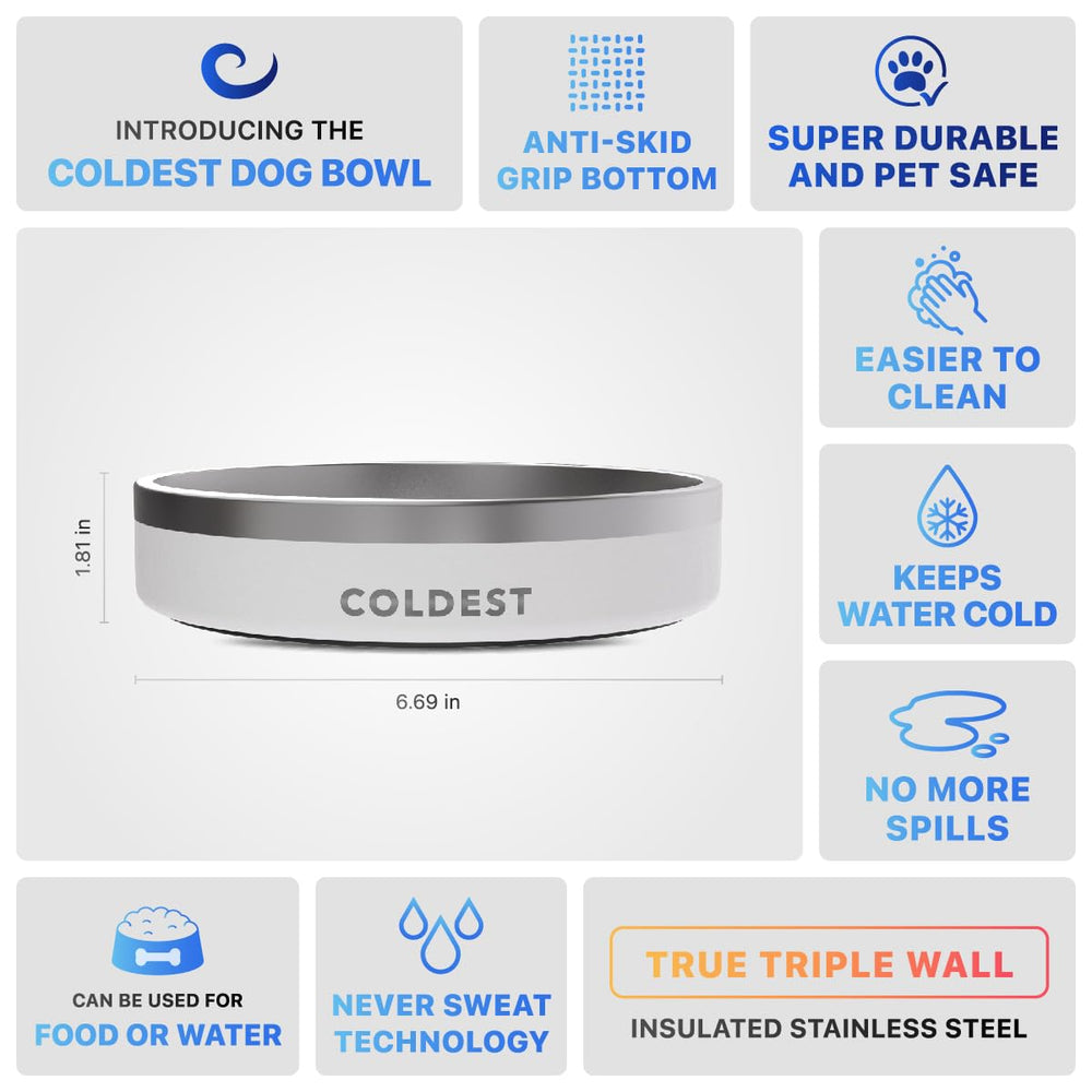 The Coldest Water: evita derrames con su diseño antideslizante y a prueba de fugas.