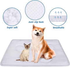 Coldwind crate mat anti-slip bottom keeps mat in place during naps