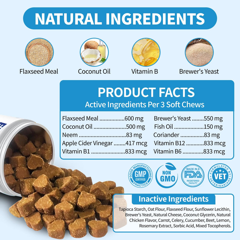 ColEaze all-breeds flea and tick chews ready for daily use