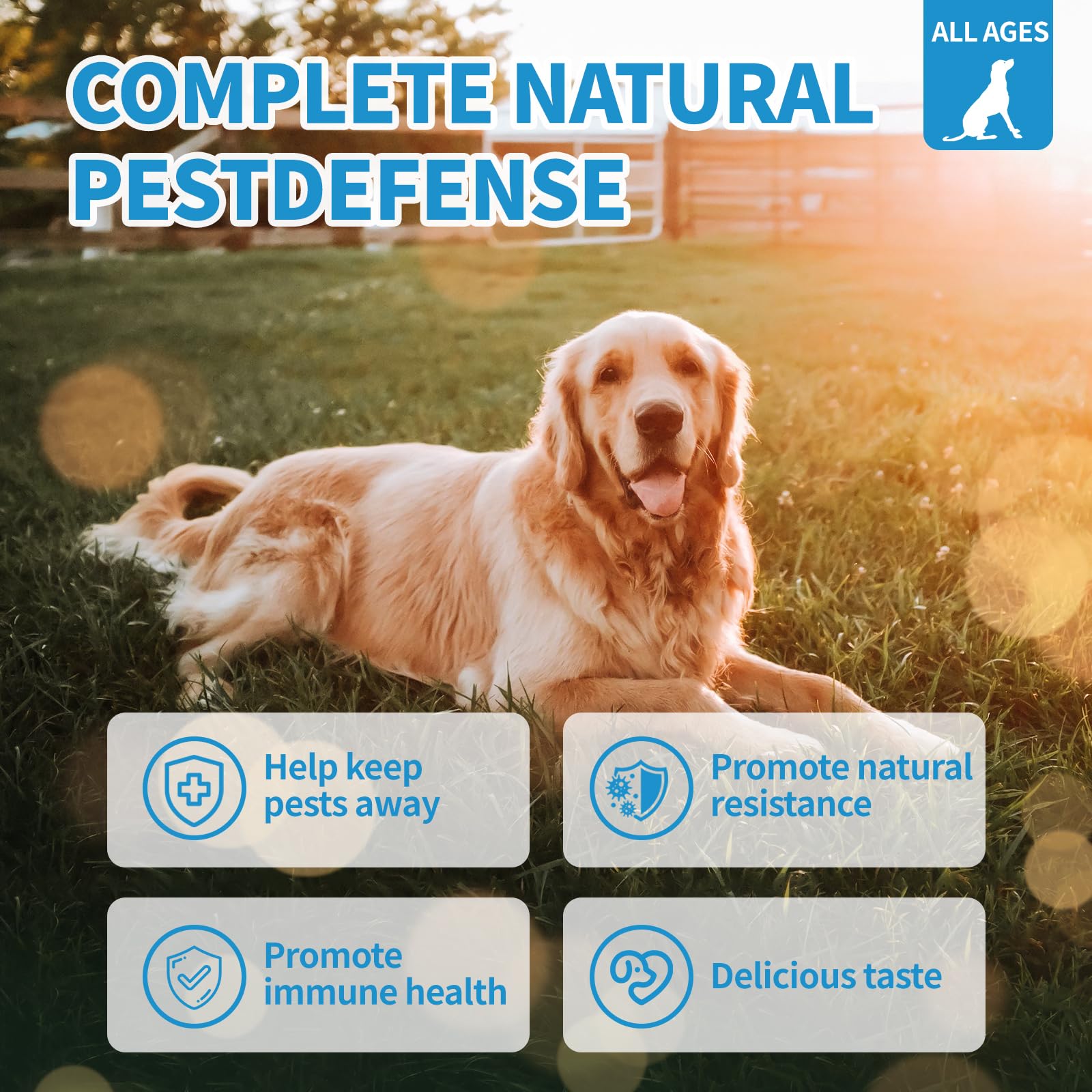 ColEaze flea and tick chews natural ingredients for dogs