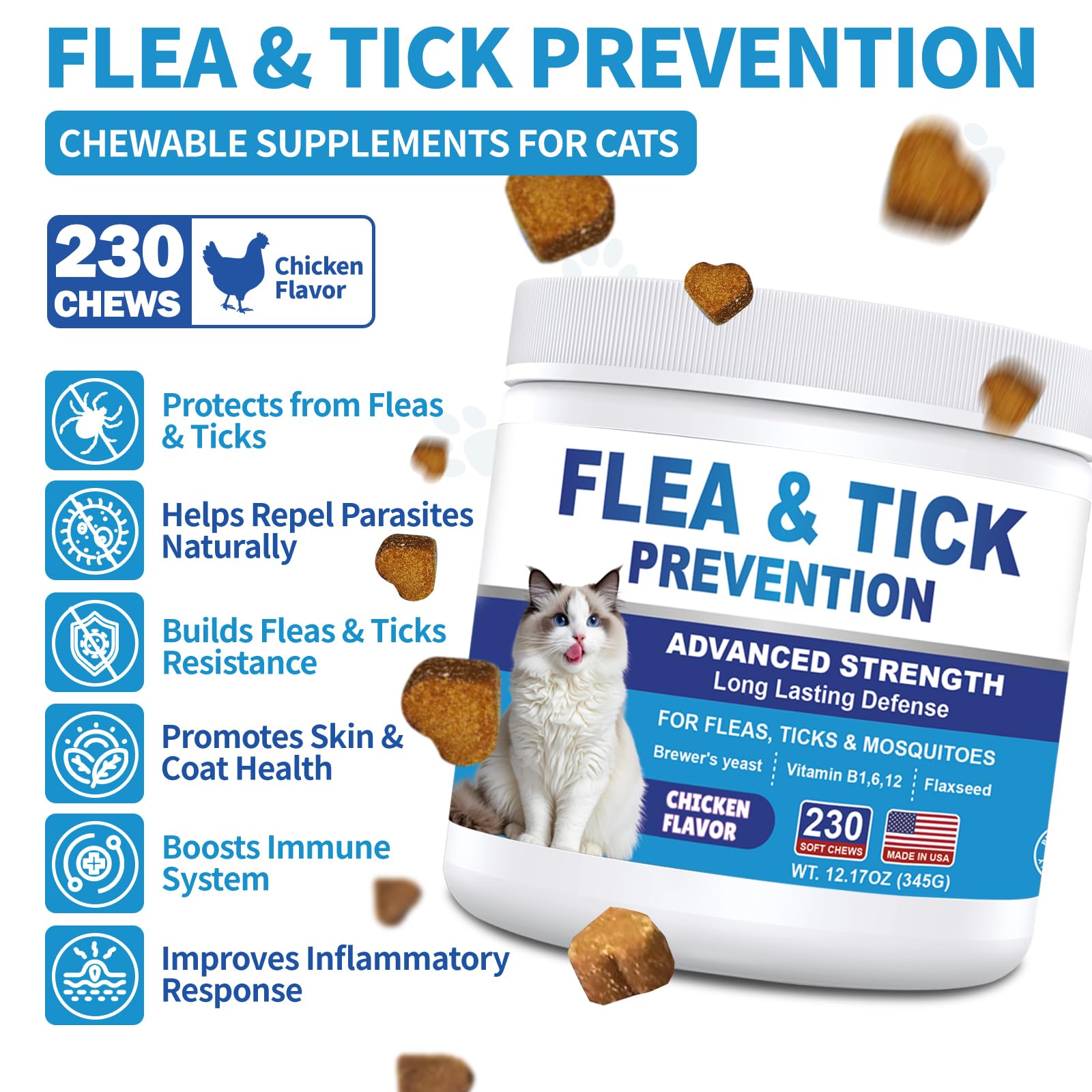 ColEaze flea-tick chews texture and soft consistency for daily use