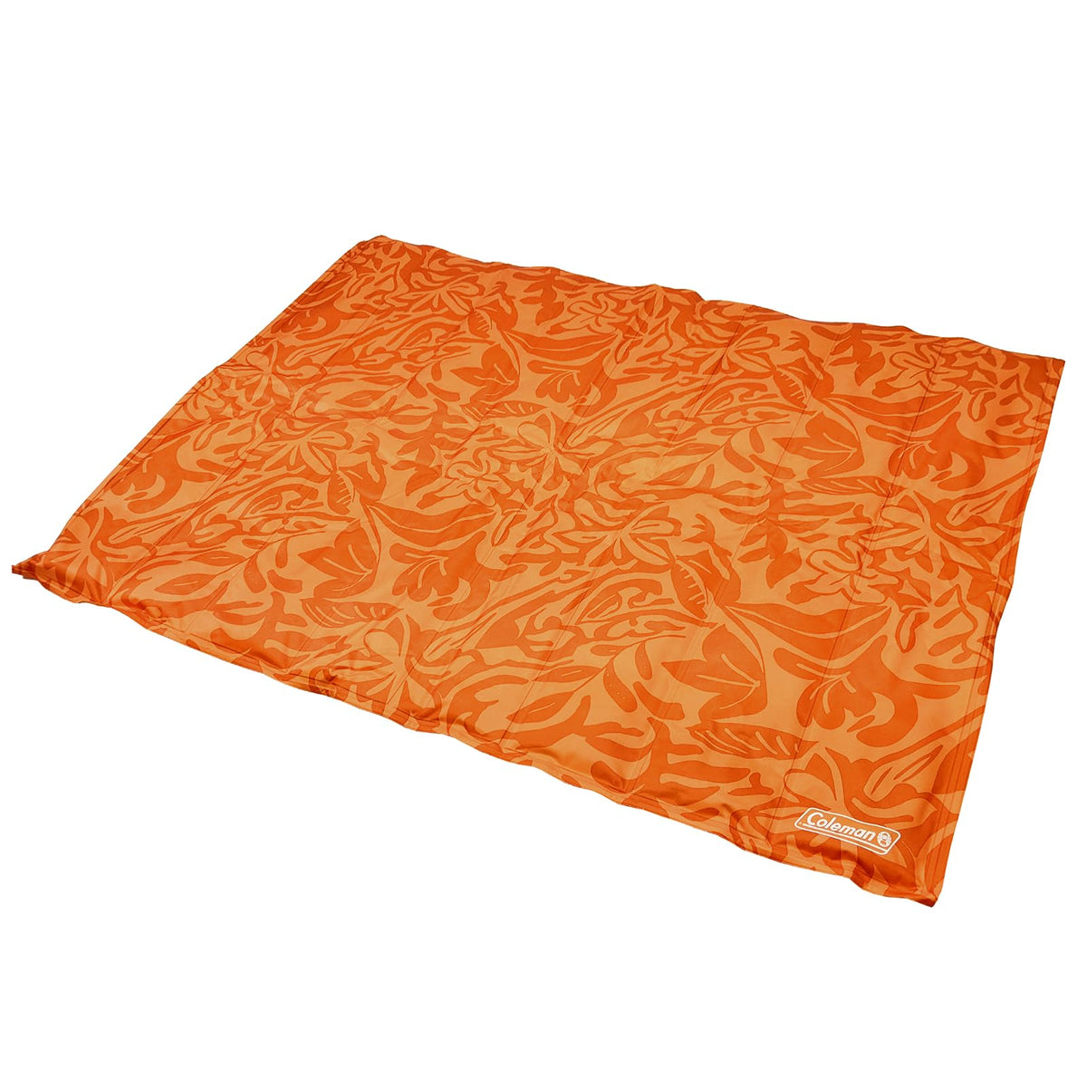 Coleman coral botanical pattern cooling mat provides stylish, pet-friendly cooling surface.
