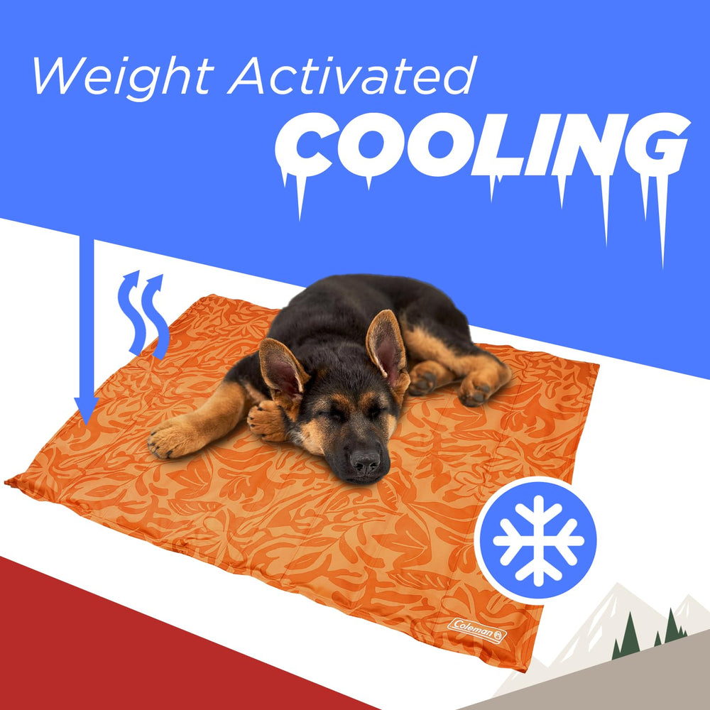 Coleman foldable portable cooling mat makes travel and outdoor outings easier.