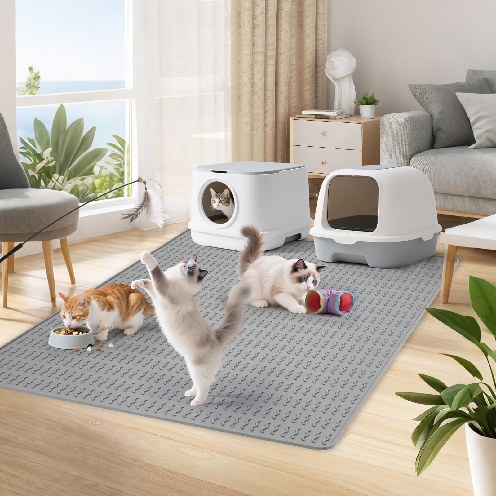 Colewin cat litter mat XXL size fits two to four trays
