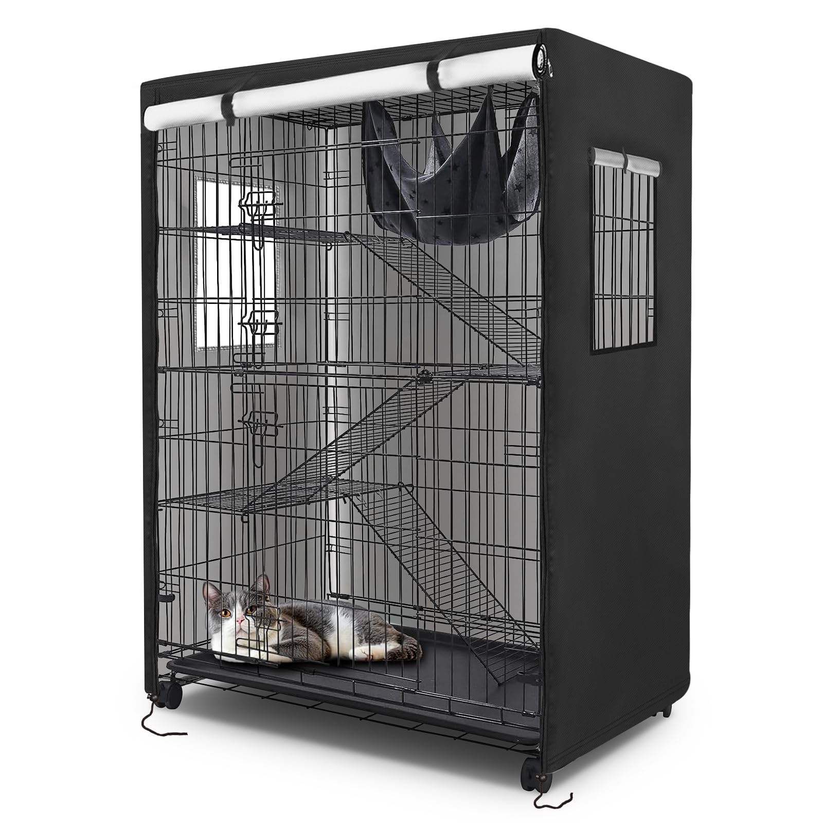 Colewin Catio Cover front opening with dual zippers for easy access