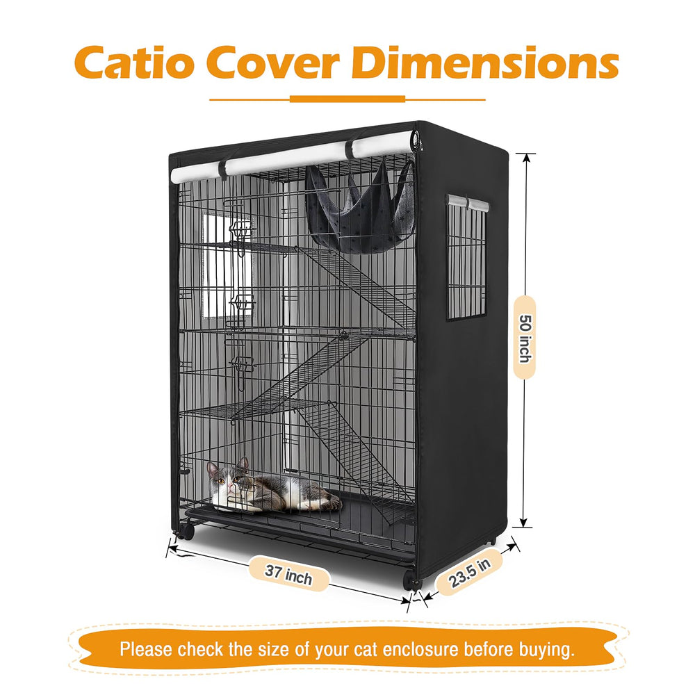 Colewin Catio Cover side ventilation windows for breathable airflow