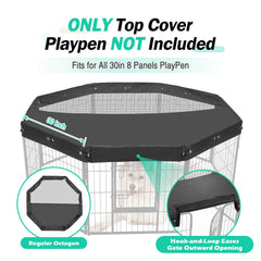 Colewin dog playpen cover closeup stitching shows durable 500D Oxford fabric