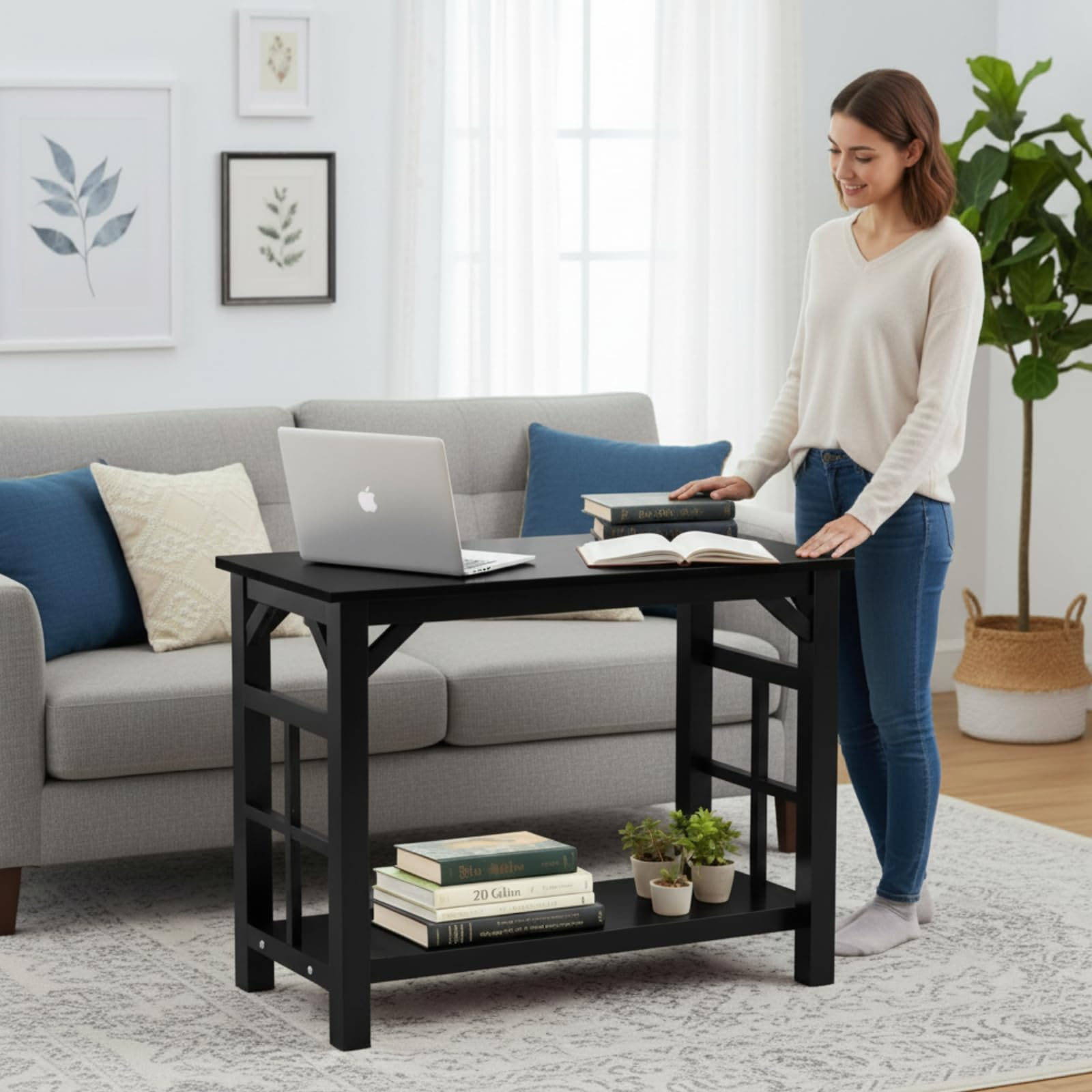 Colingmill black finish complements modern homes and offices.