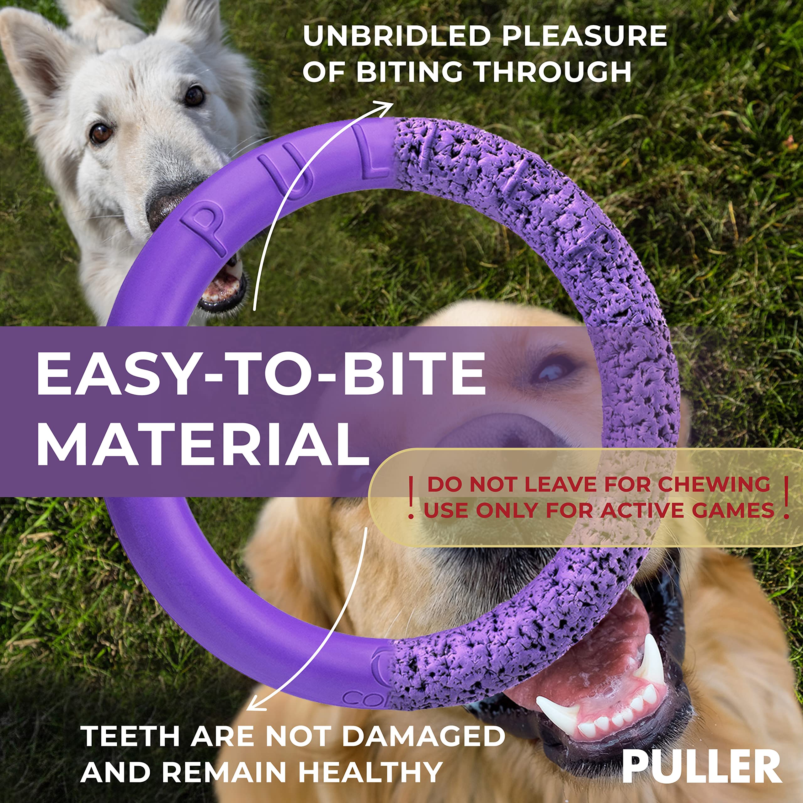 COLLAR PULLER training-friendly toy featured for focused play and learning.