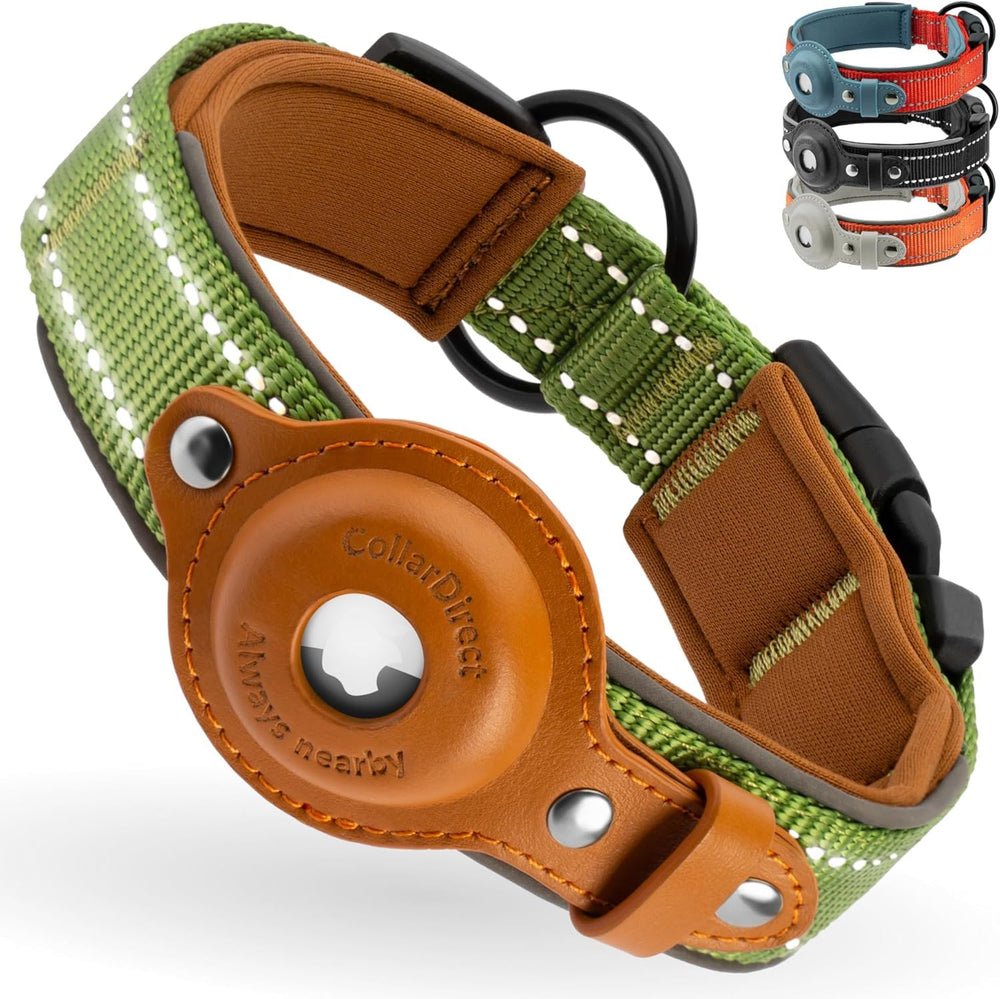 CollarDirect AirTag para perro, diseño para AirTag facilita localización.