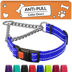 Collardirect collar martingale con cadena de acero inoxidable, duradero para uso diario.