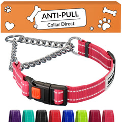 CollarDirect Martingale con cadena de acero y cierre rápido en rosa