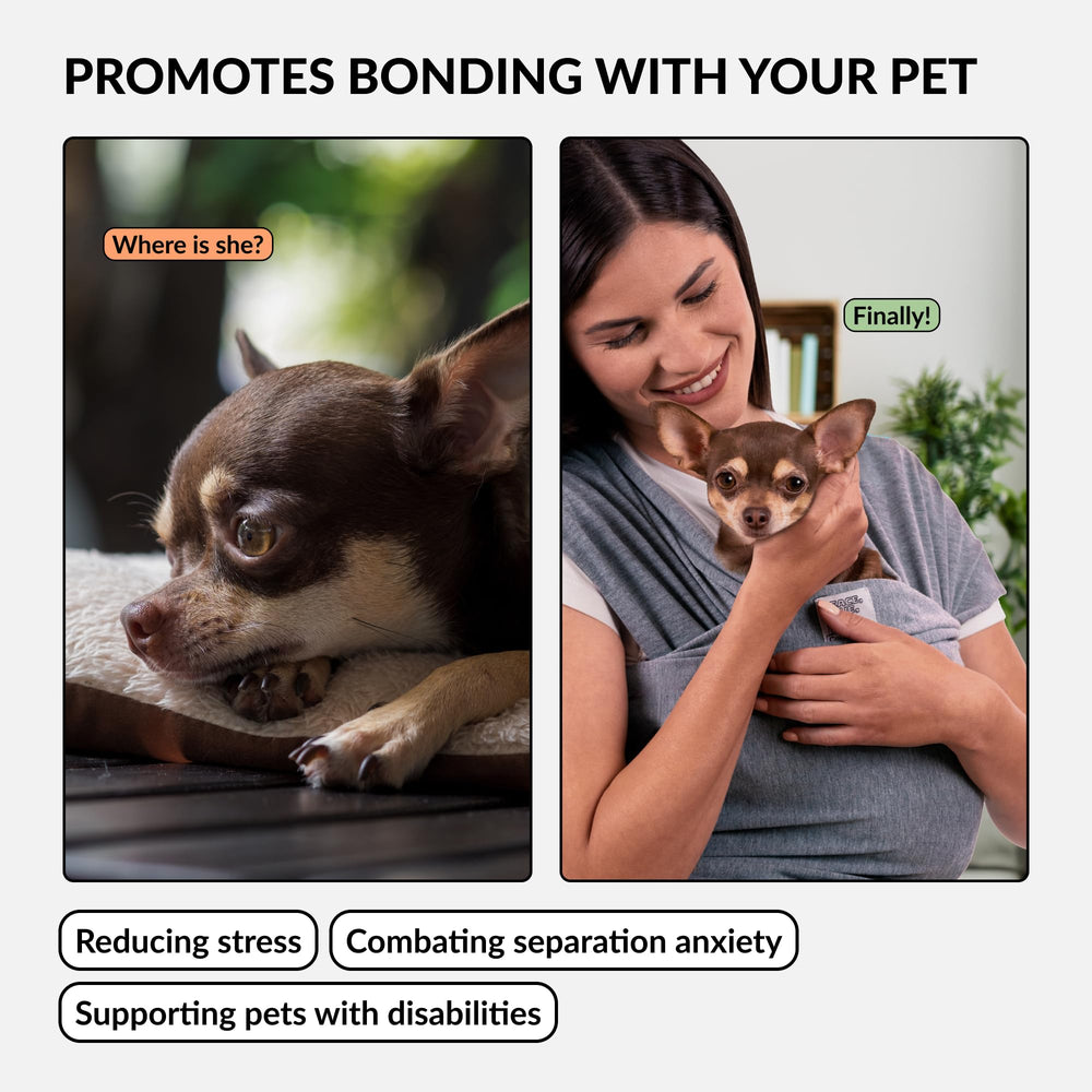 CollarDirect dog sling adjustable-fit ensures comfortable wear