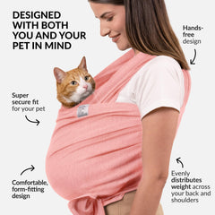 CollarDirect dog sling black secures small dogs, easing travel for anxious pets.