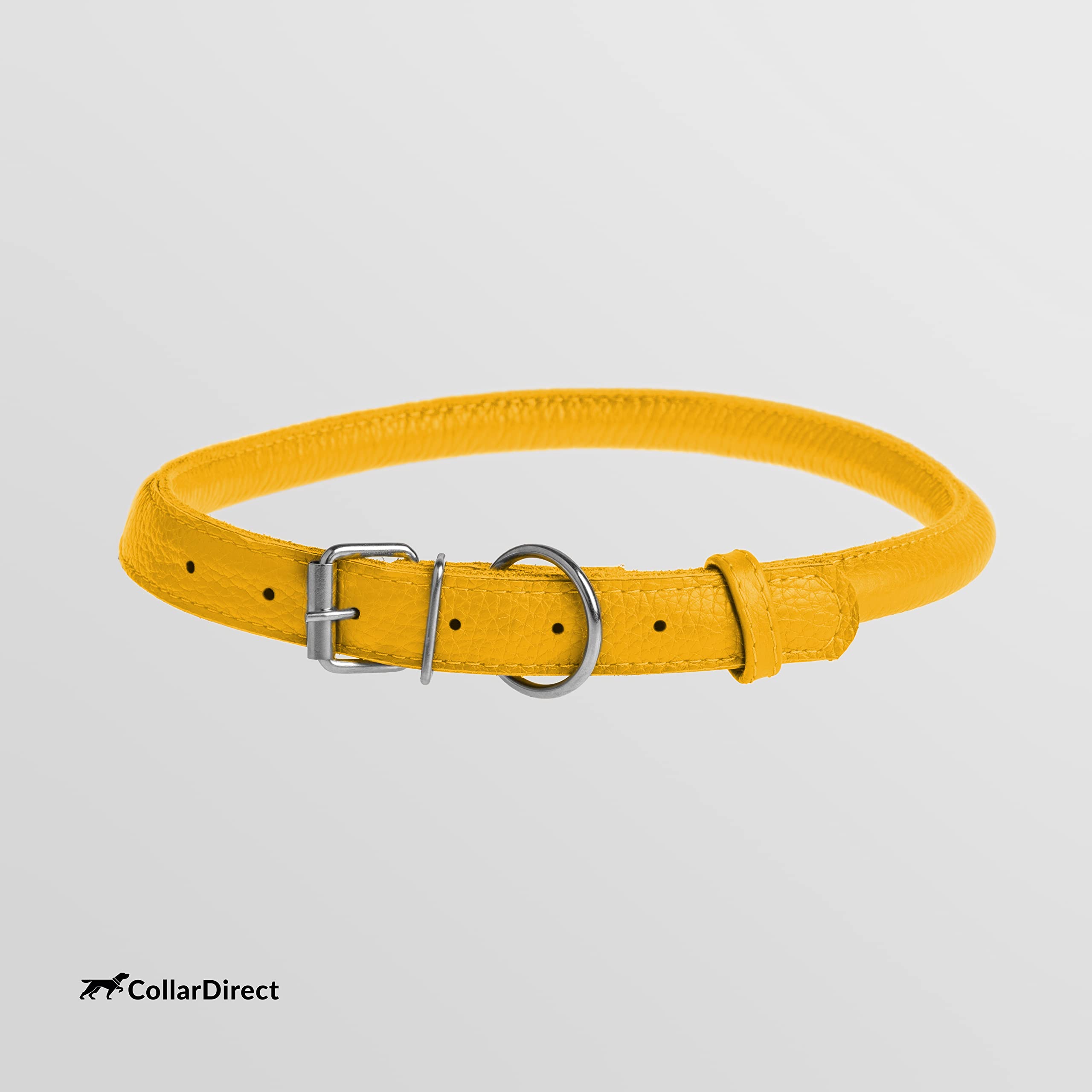 CollarDirect genuine leather texture close-up emphasizing premium craftsmanship.