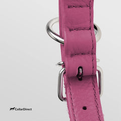 CollarDirect handmade leather texture closeup highlights premium craftsmanship.