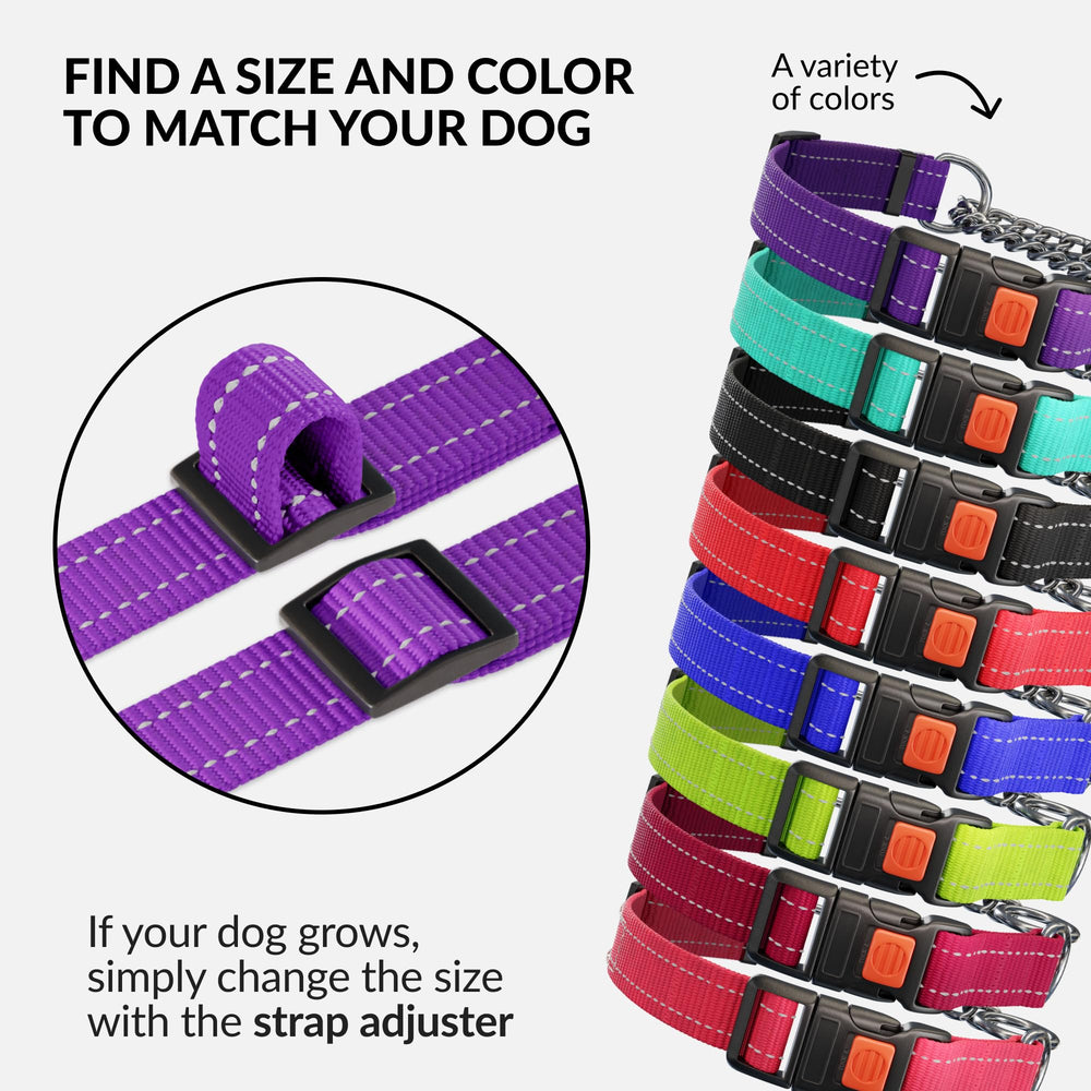 CollarDirect Martingale con detalles y acabados de calidad para resistencia.
