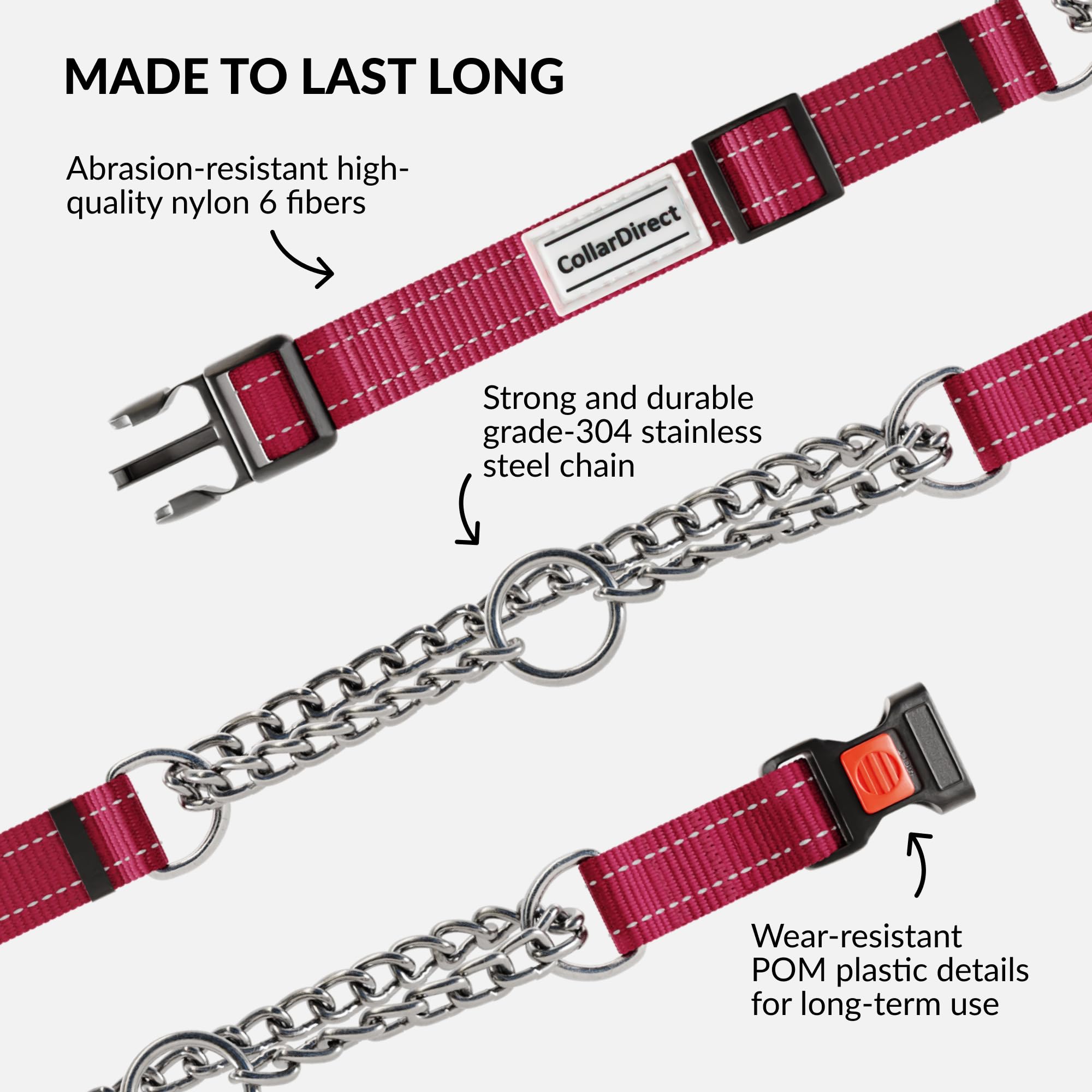 CollarDirect Martingale con detalle de diseño y calidad artesanal.