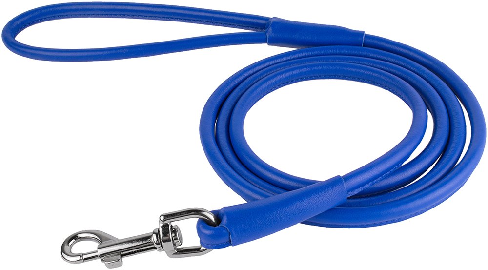 CollarDirect rolled leather leash 6ft pink bright add style to walks.
