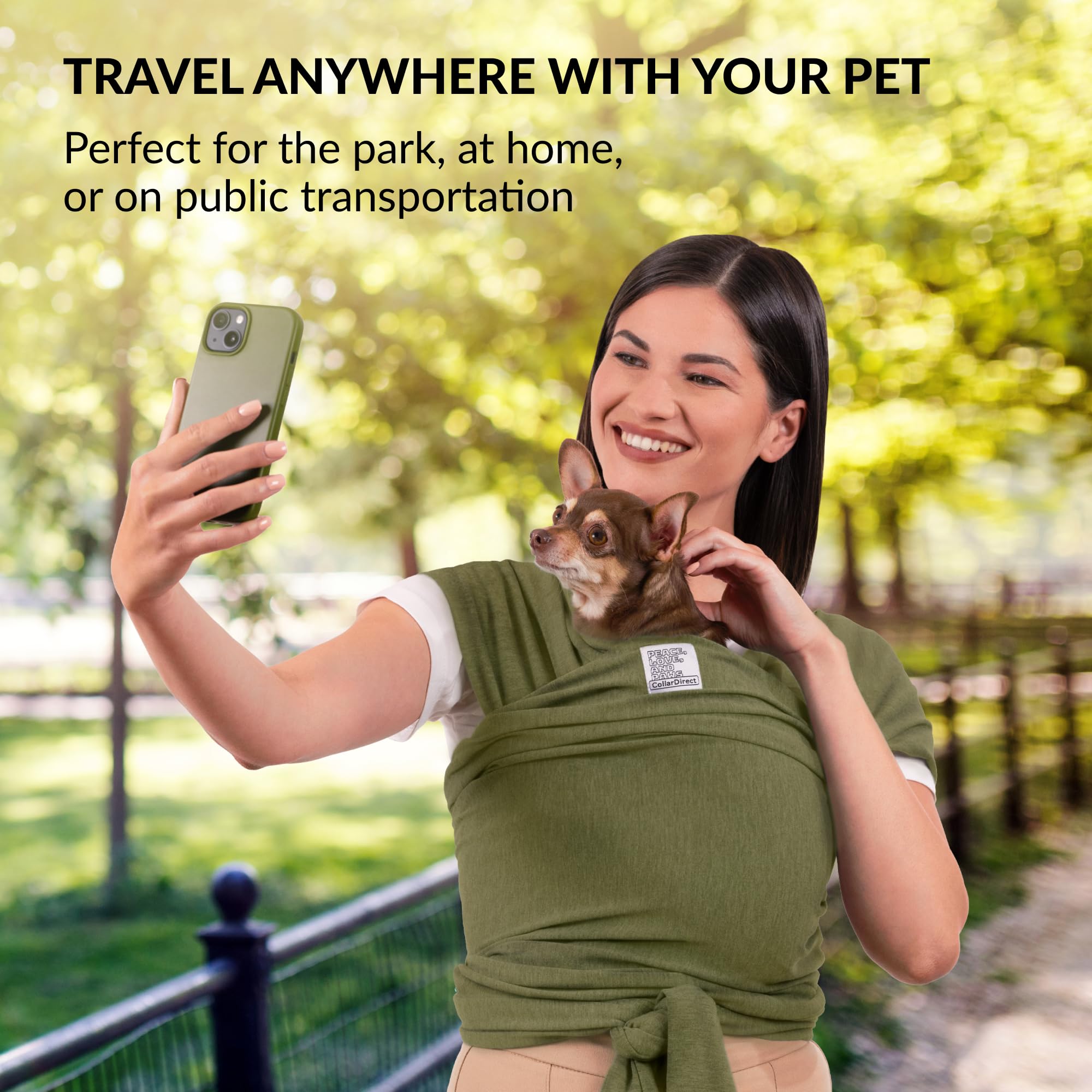 CollarDirect small-pet-carrier-washable makes cleanup easy after adventures.