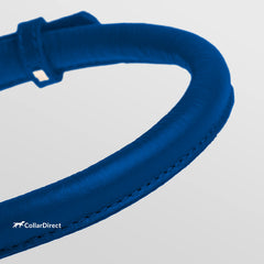 CollarDirect soft padded rolled collar close-up showing gentle leather touch for comfy daily wear