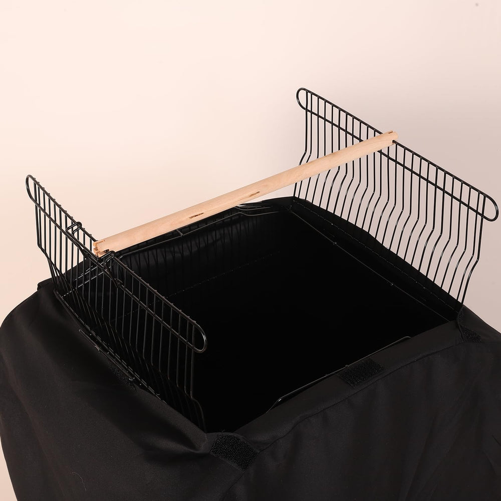 Colorday Good Night Bird Cage Cover Adjustable front, top, and back panels for fit and comfort.