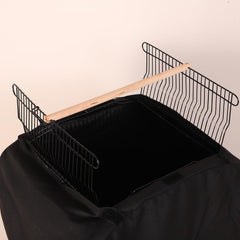 Colorday Good Night Bird Cage Cover Adjustable front, top, and back panels for fit and comfort.