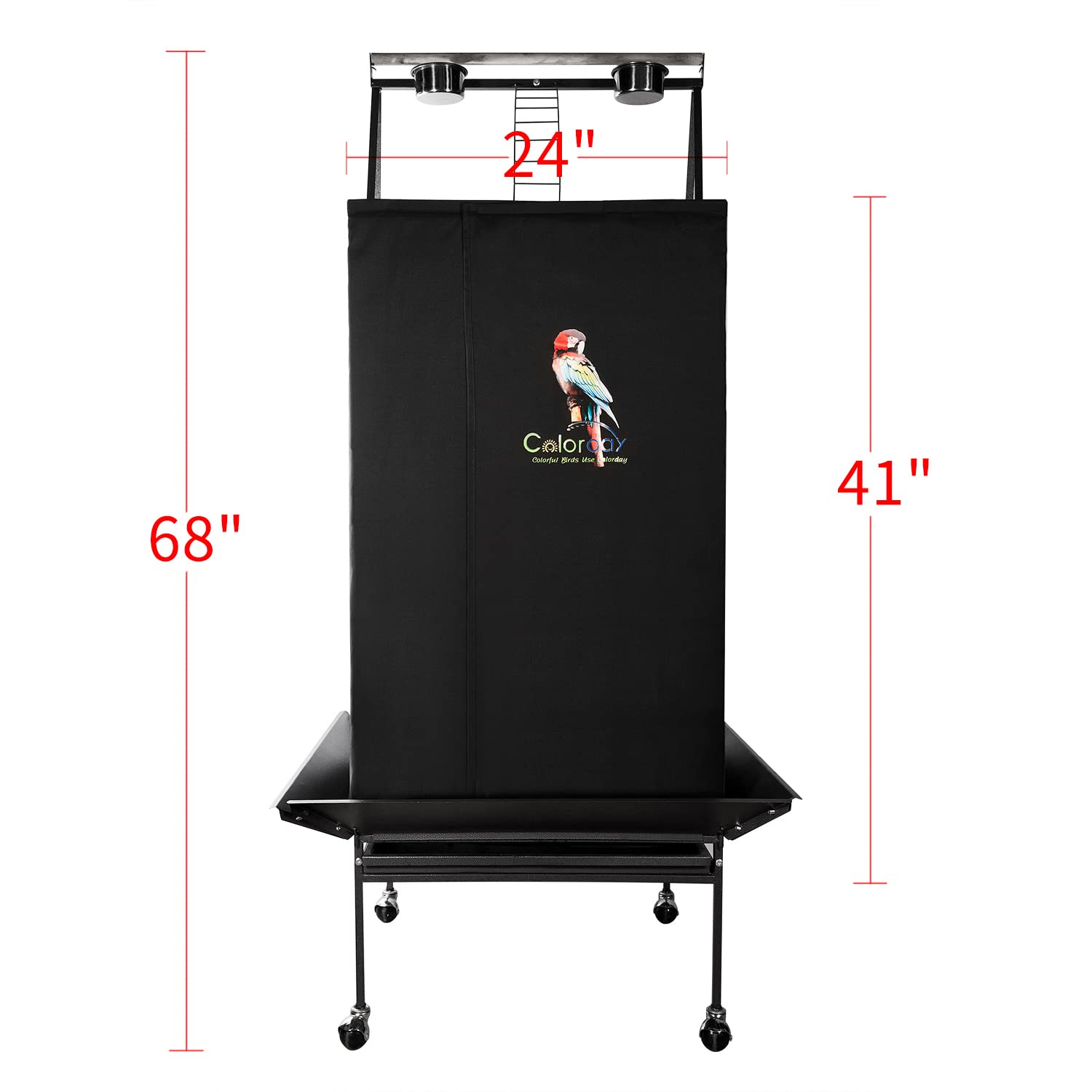 Colorday Good Night cover fits 68-inch cages for secure enclosure.
