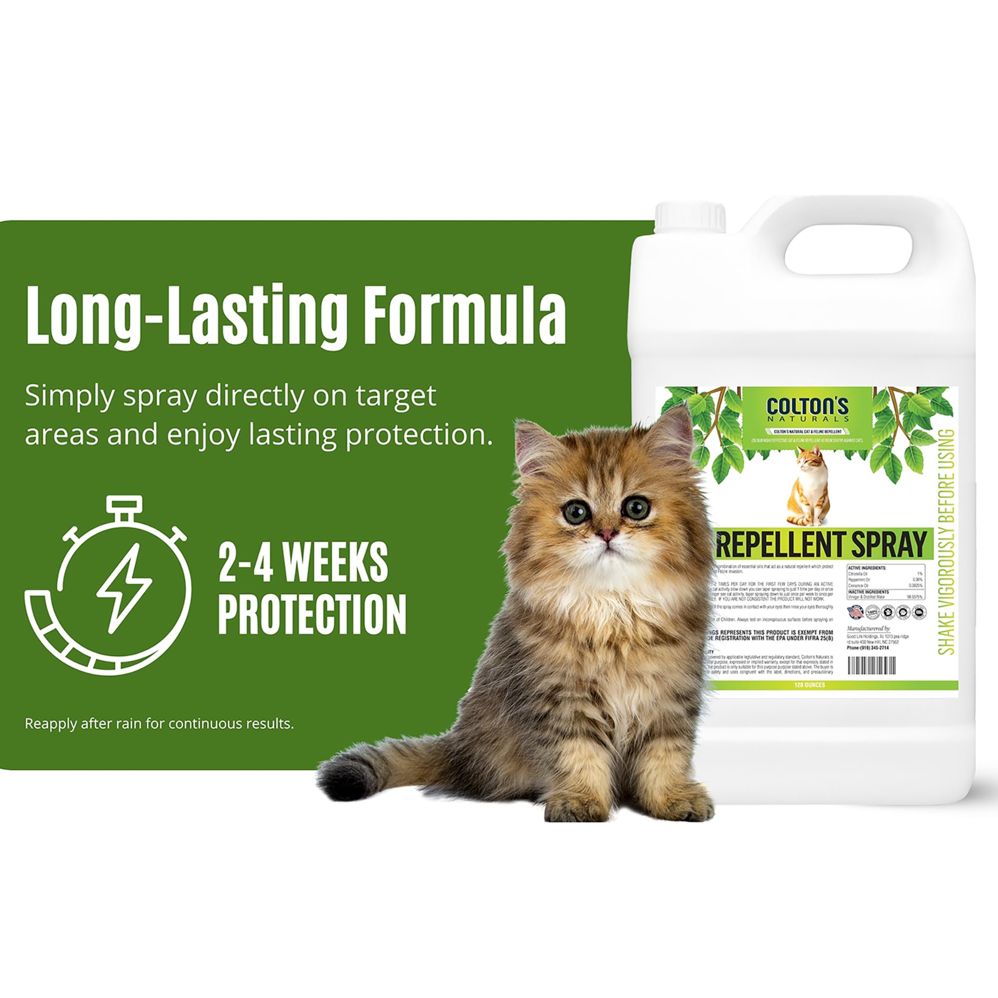 Colton's Naturals cat repellent spray targets areas around trash cans
