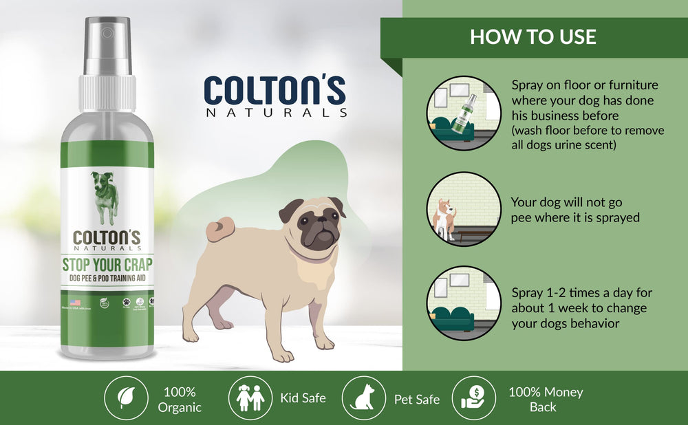 Colton's Naturals Train Your Pet natural oils provide a gentle scent cue without harsh chemicals.