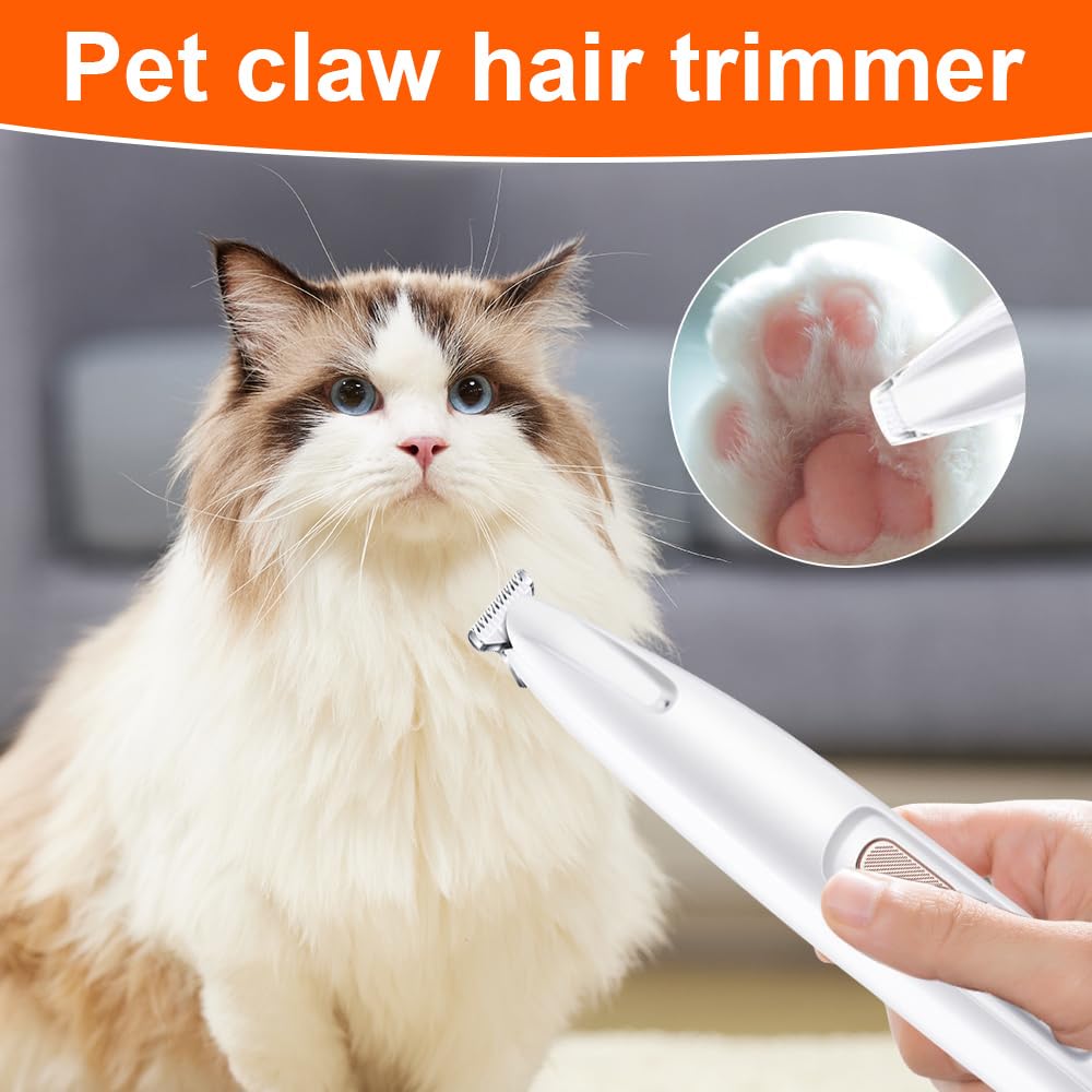 Comasua paw trimmer with smart LED display for easy status at a glance